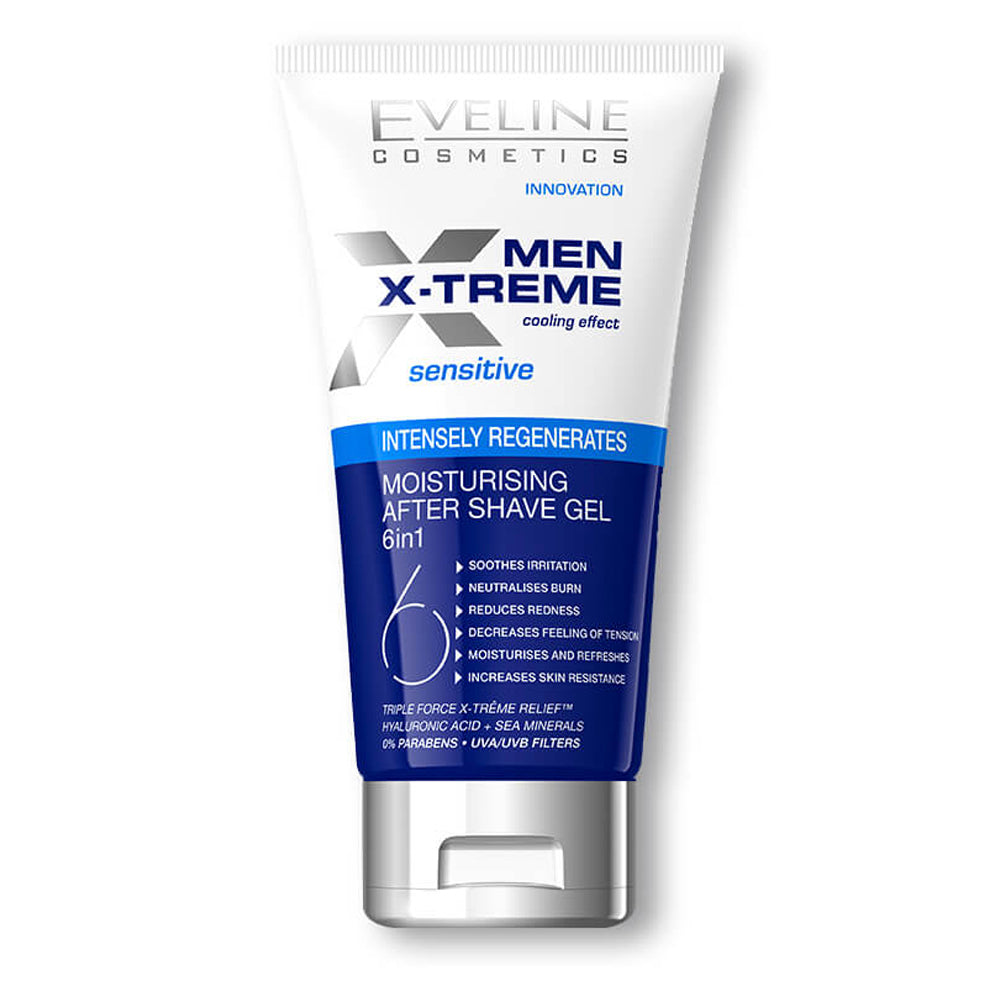 Eveline Men X-Treme Sensitive After Shave Gel - 150ml, Beauty & Personal Care, After Shaves, chase value, Chase Value