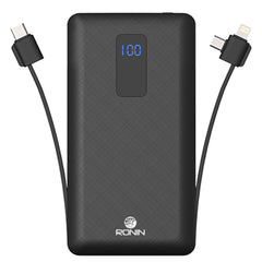 Ronin Power Bank 10000mAh R-72 - Black, Home & Lifestyle, Power Bank, Ronin, Chase Value