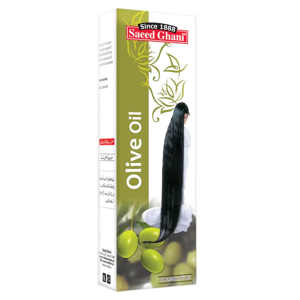 Saeed Ghani Olive Oil 200ml, Hair Oils, Saeed Ghani, Chase Value