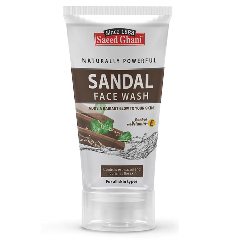 Saeed Ghani Sandal Face Wash For Fresh & Clean Skin, 60ml, Face Washes, Saeed Ghani, Chase Value
