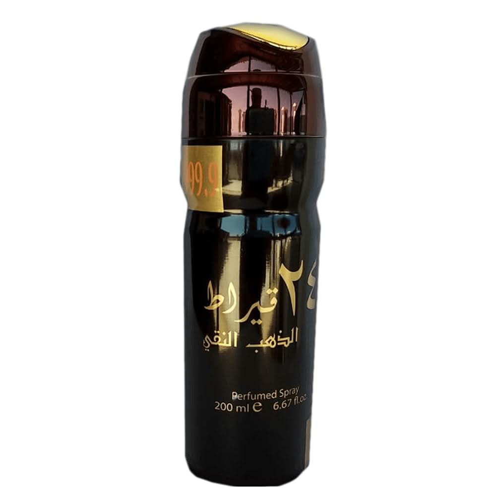 Lattafa 24 Carat Pure Gold Body Spray - 200ml, , Chase Value, Chase Value