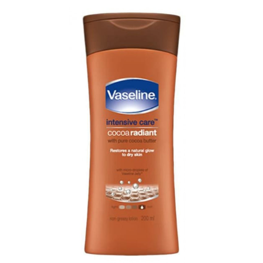 Vaseline Intensive Care Cocoa Radiant Lotion 200ml, Beauty & Personal Care, Creams And Lotions, Vaseline, Chase Value