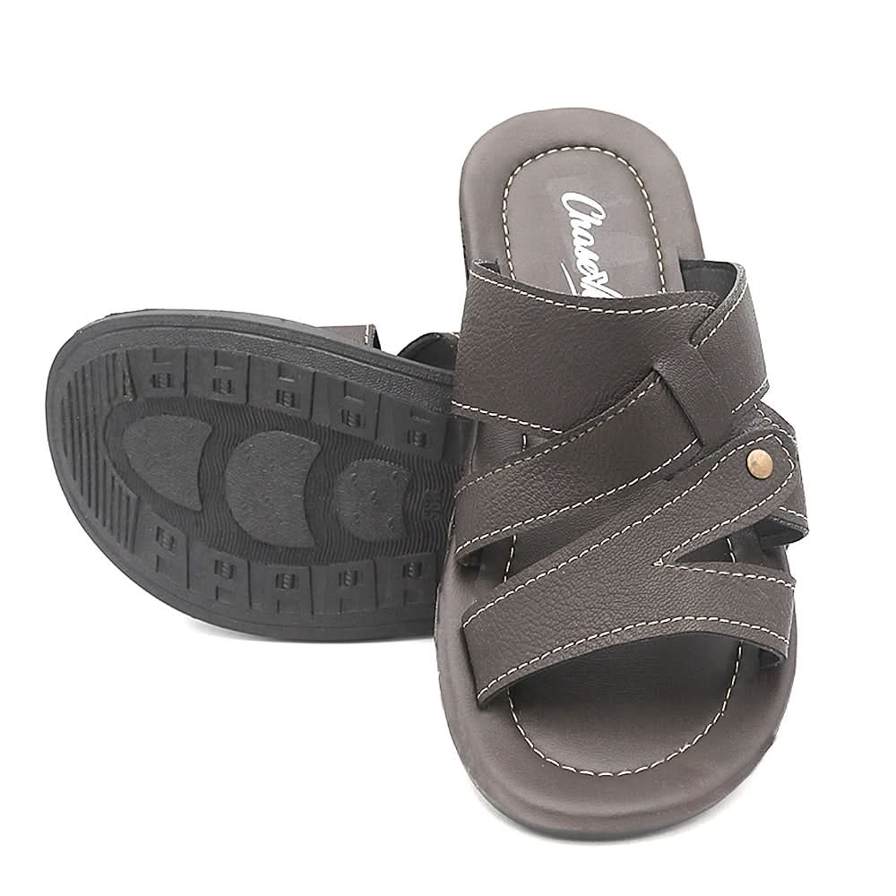 Men's Slippers C23 - Brown, Men, Slippers, Chase Value, Chase Value