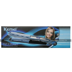 Straightener Kemei KM-2037, Home & Lifestyle, Straightener And Curler, Beauty & Personal Care, Hair Styling, Kemei, Chase Value