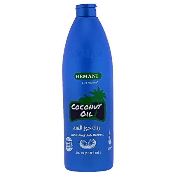 Hemani Pure Coconut Hair Oil (Blue) 500 ML, Beauty & Personal Care, Hair Oils, WB By Hemani, Chase Value