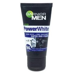 Garnier Men Power White Super Duo Foam 50Ml, Beauty & Personal Care, Face Washes, Garnier, Chase Value