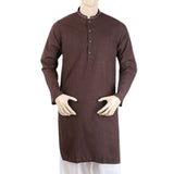 Men's Mashriq Embroidered Kurta - Coffee, Men, Kurtas, Chase Value, Chase Value