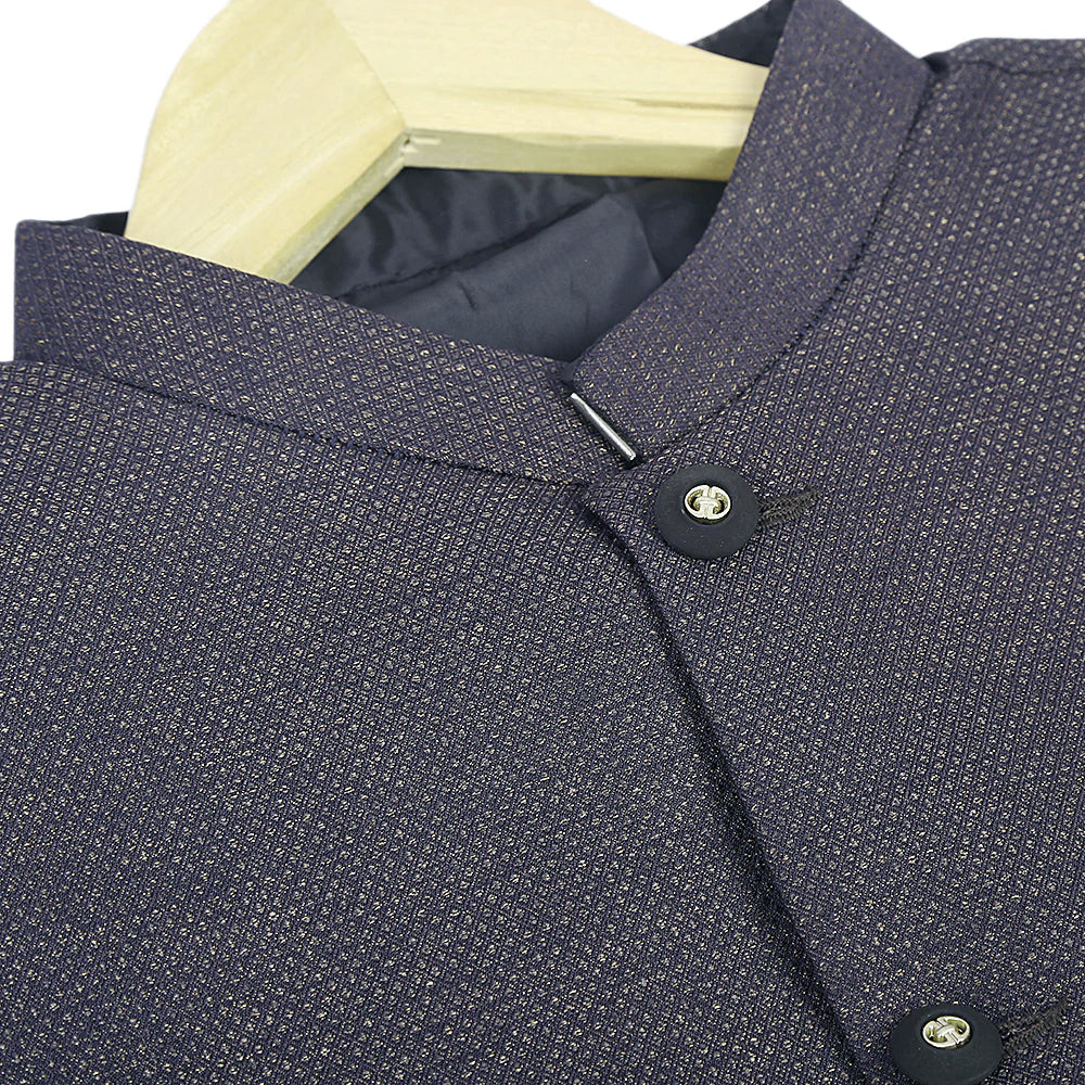 Men's Waist Coat Fancy Suit - Navy Blue, Men, Waist Coats, Chase Value, Chase Value