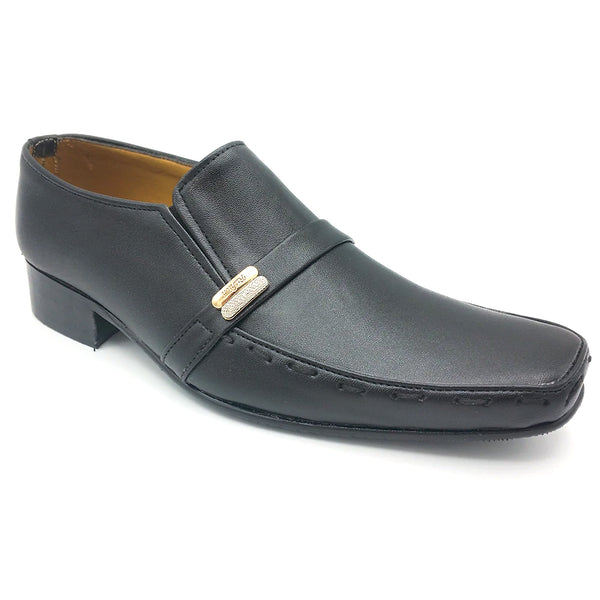 Boys Formal Shoes (B-5017) - Black, Kids, Boys Formal Shoes, Chase Value, Chase Value