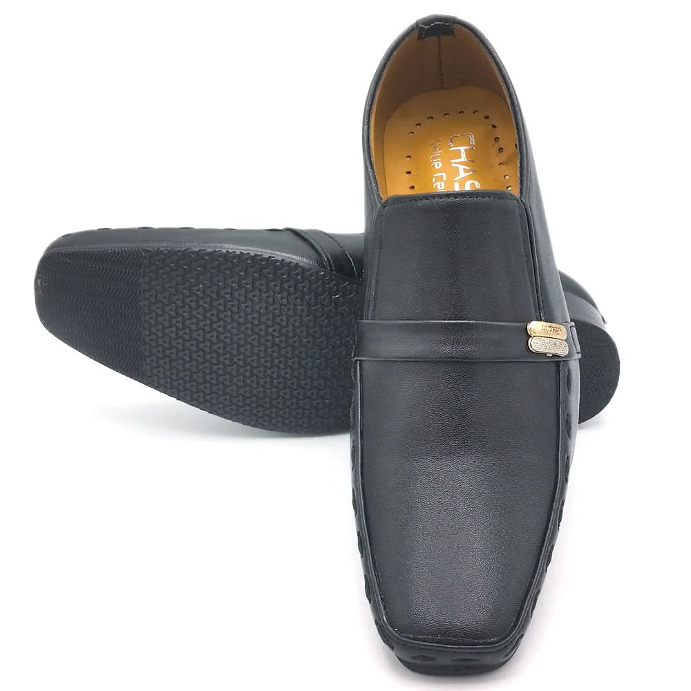 Boys Formal Shoes (B-5017) - Black, Kids, Boys Formal Shoes, Chase Value, Chase Value