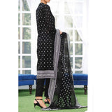 Daman Printed Lawn Black & White Lawn Collection 3 Pcs Un-Stitched Suit - 5, Women, 3Pcs Shalwar Suit, VS Textiles, Chase Value
