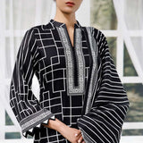 Daman Printed Lawn Black & White Lawn Collection 3 Pcs Un-Stitched Suit - 4, Women, 3Pcs Shalwar Suit, VS Textiles, Chase Value