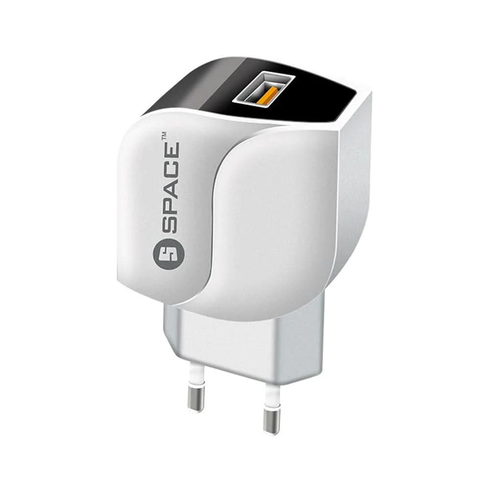 Space Adaptive Fast Wall Charger  WC-106 – White, Home & Lifestyle, Mobile Charger, Chase Value, Chase Value