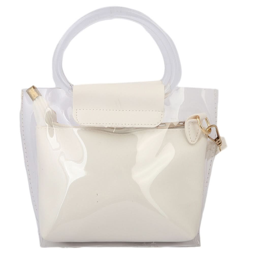 Girls Shoulder Bag 001 - White, Kids, Kids Bags, Chase Value, Chase Value