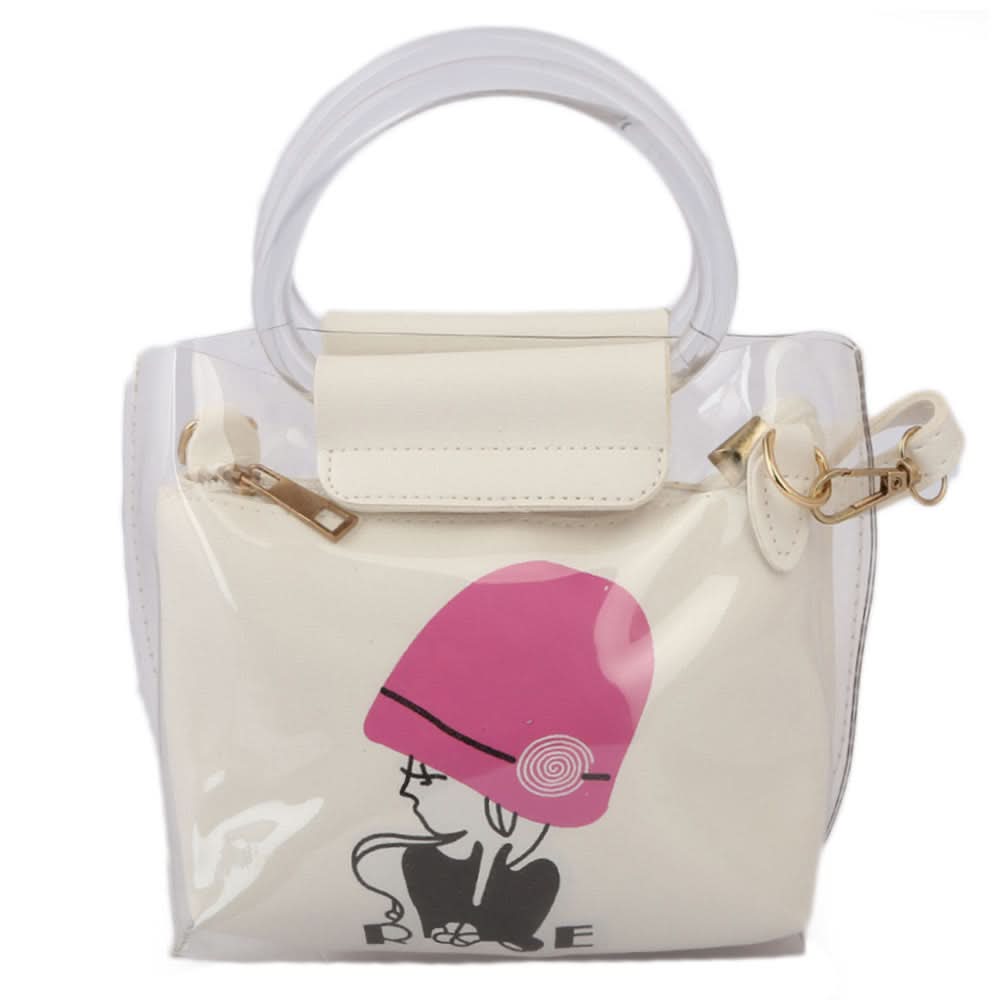 Girls Shoulder Bag 002 - White, Kids, Kids Bags, Chase Value, Chase Value