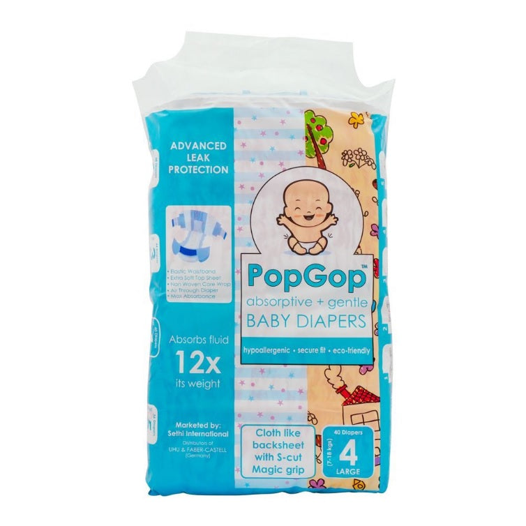 Pop Gop Diapers - Large, Kids, Diapers & Wipes, Chase Value, Chase Value