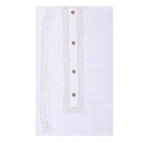 Men's Mashriq Embroidered Un-Stitched Suit - White, Men, Unstitched Fabric, Chase Value, Chase Value