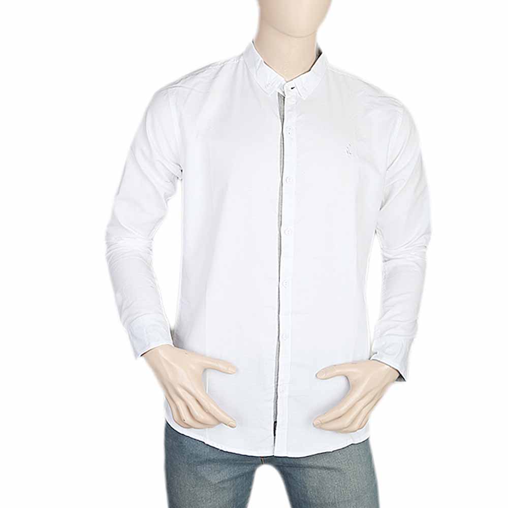 Men's Casual Shirt - White, Men, Shirts, Chase Value, Chase Value