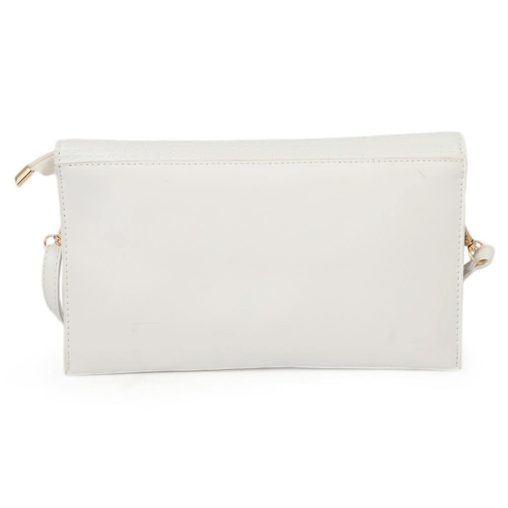 Women's Clutch 9349 - White, Women, Clutches, Chase Value, Chase Value