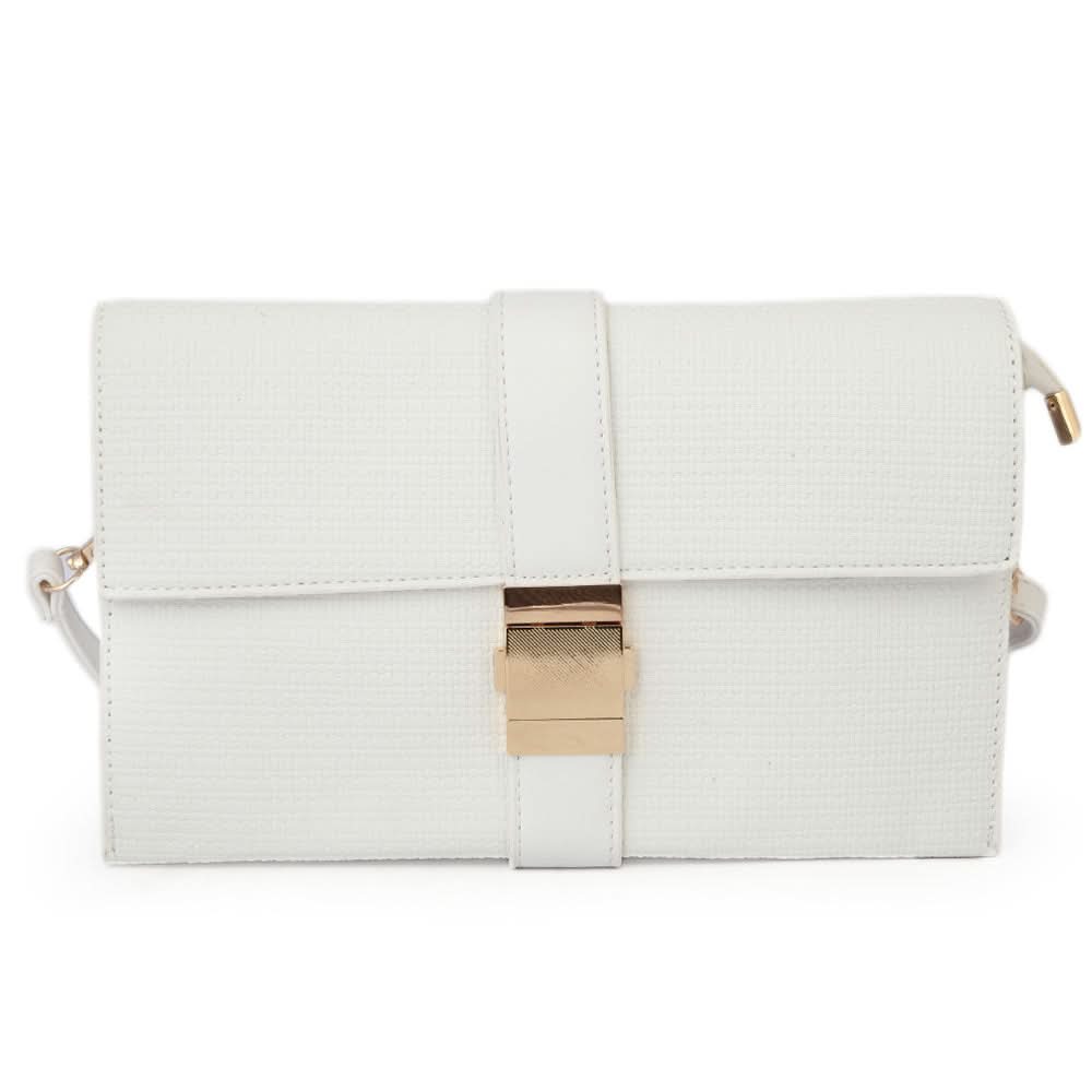 Women's Clutch H076 - White, Women, Clutches, Chase Value, Chase Value