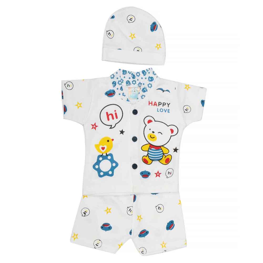 Newborn Unisex Suits 3Pcs - Blue, Kids, NB Boys Sets And Suits, Chase Value, Chase Value
