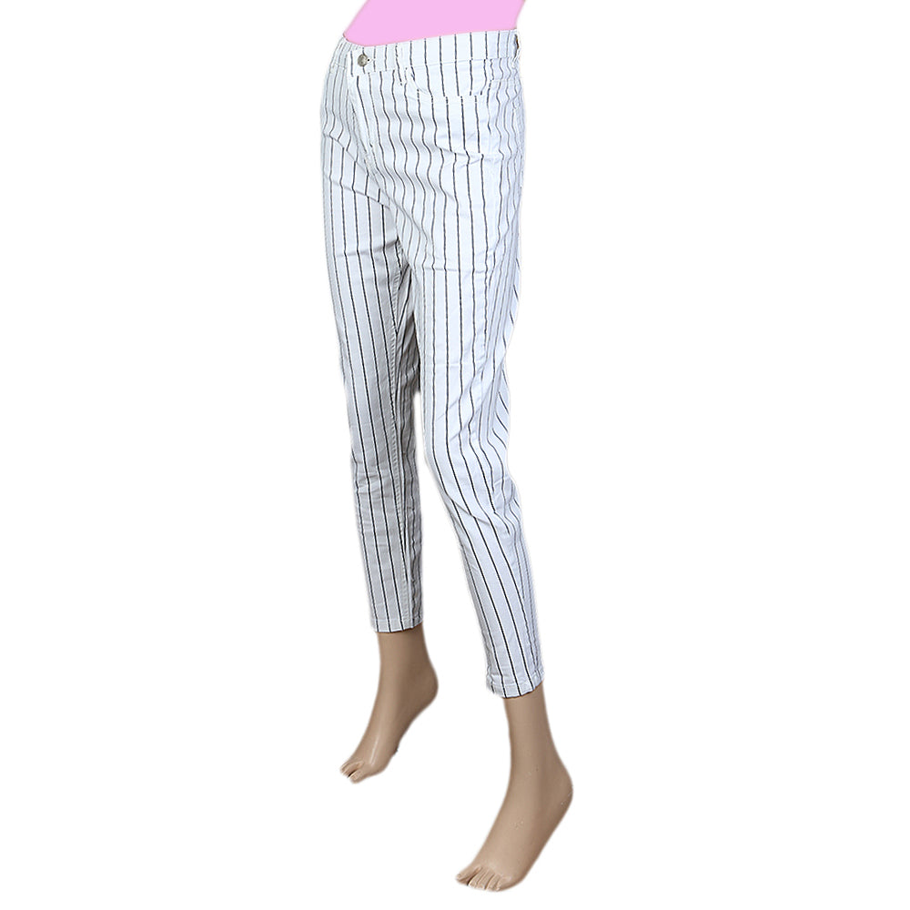 Women's cotton Pant - White, Women, Pants & Tights, Chase Value, Chase Value