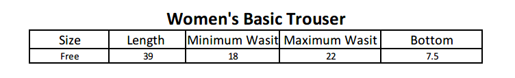Women's Basic Trouser - Grey, Women, Pants & Tights, Chase Value, Chase Value
