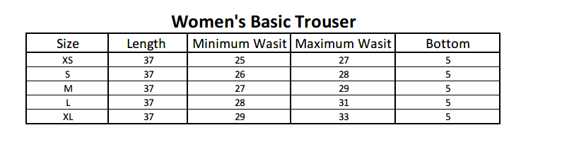 Women's Basic Trouser - Royal Blue, Women, Pants & Tights, Chase Value, Chase Value