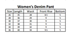 Women's Denim Pant - Mid Blue, Women, Pants & Tights, Chase Value, Chase Value