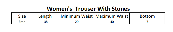 Women's Trouser With Mirror - Beige, Women, Pants & Tights, Chase Value, Chase Value