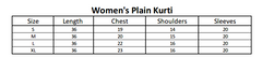 Women's Plain Kurti - Dark Pink, Women, Ready Kurtis, Chase Value, Chase Value