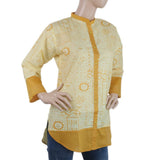 Women's Printed Casual Shirt - Yellow, Women, T-Shirts And Tops, Chase Value, Chase Value