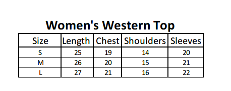 Women's Western Top - Grey, Women, T-Shirts And Tops, Chase Value, Chase Value