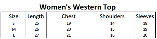 Women's Western Top - Navy Blue, Women, T-Shirts And Tops, Chase Value, Chase Value