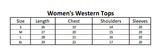 Women's Western Tops - Navy Blue, Women, Ready Kurtis, Chase Value, Chase Value