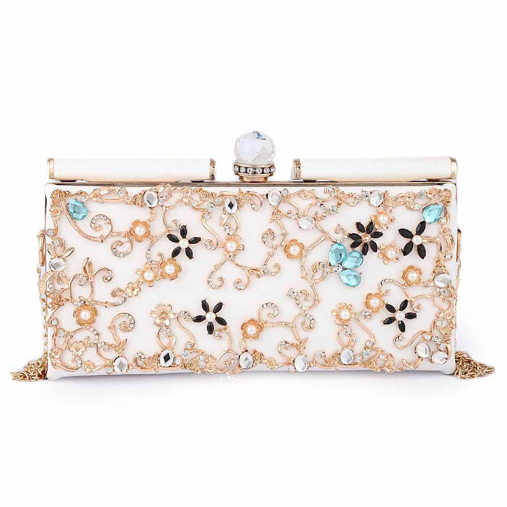 Women's Bridal Clutch - White, Women, Clutches, Chase Value, Chase Value