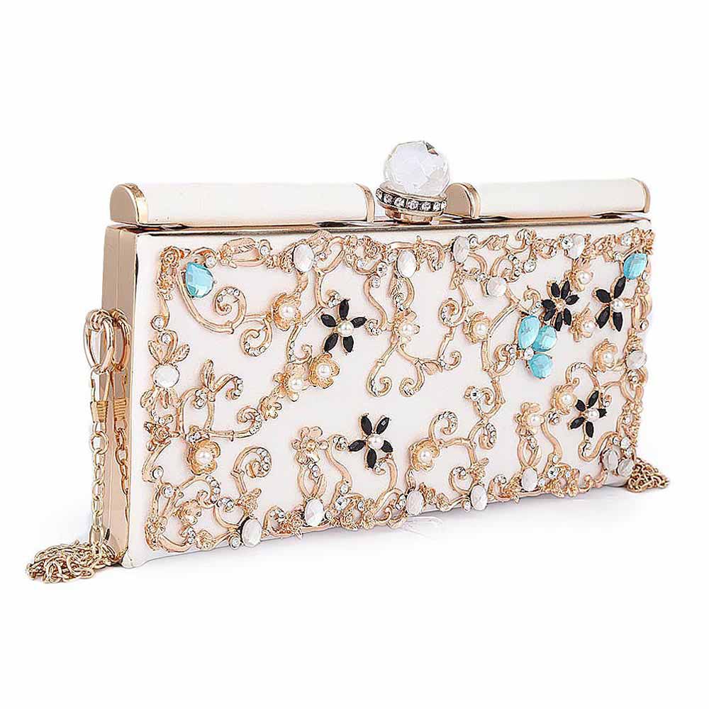 Women's Bridal Clutch - White, Women, Clutches, Chase Value, Chase Value