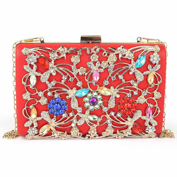 Women's Bridal Clutch - Red, Women, Clutches, Chase Value, Chase Value