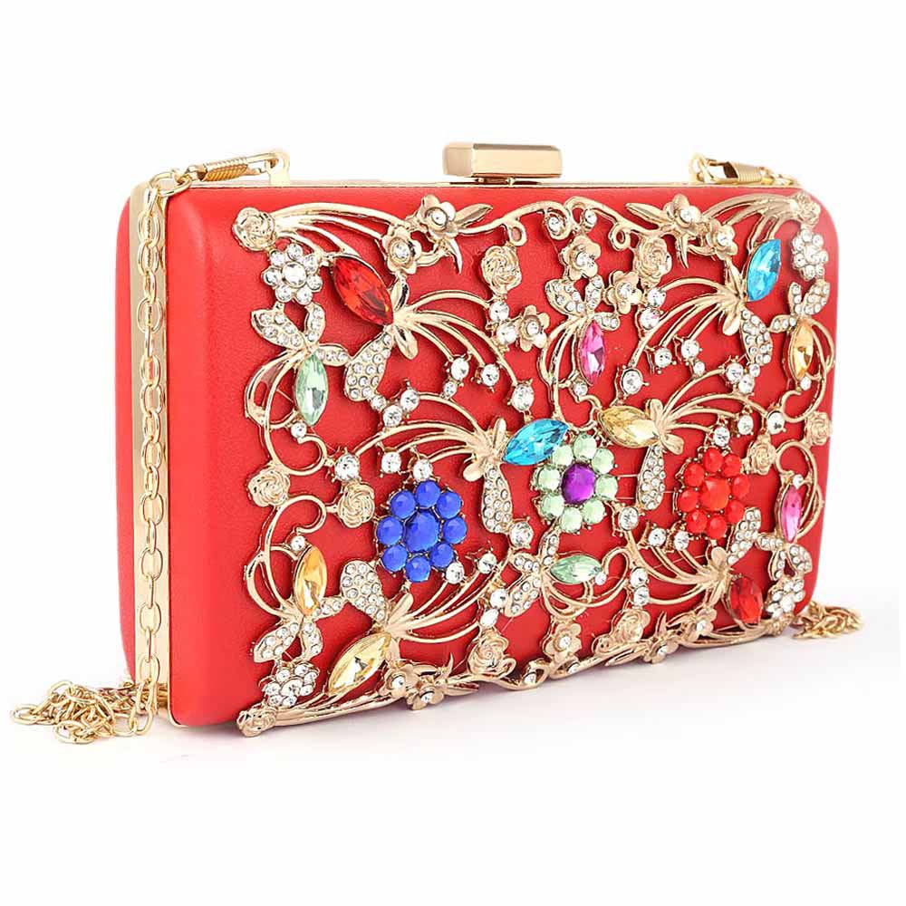 Women's Bridal Clutch - Red, Women, Clutches, Chase Value, Chase Value
