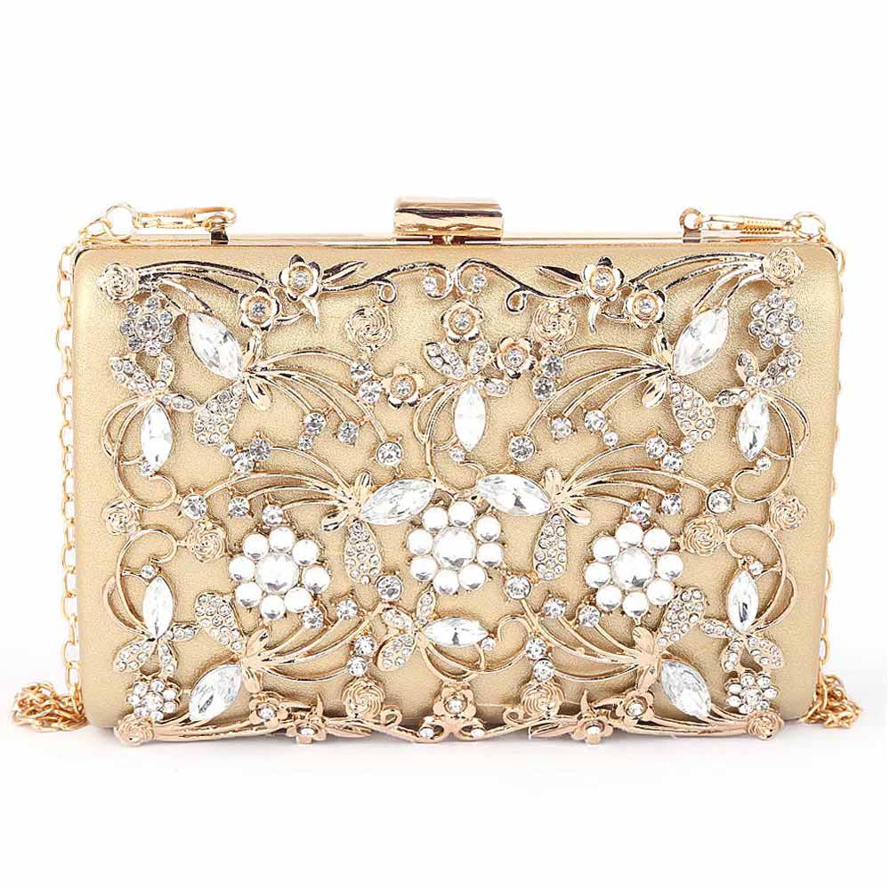 Women's Bridal Clutch - Golden, Women, Clutches, Chase Value, Chase Value