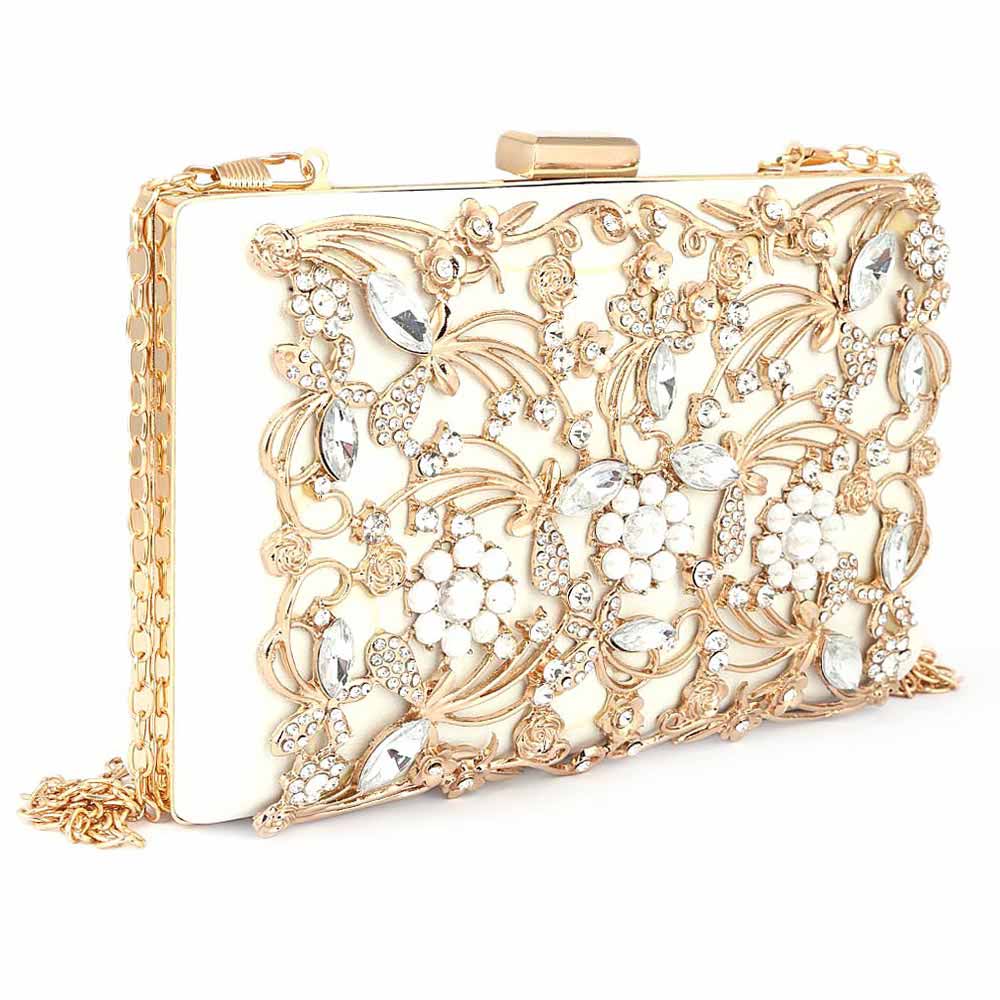 Women's Bridal Clutch - White, Women, Clutches, Chase Value, Chase Value
