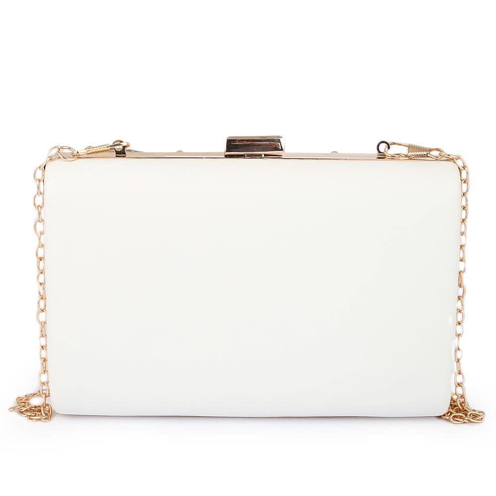 Women's Bridal Clutch - White, Women, Clutches, Chase Value, Chase Value