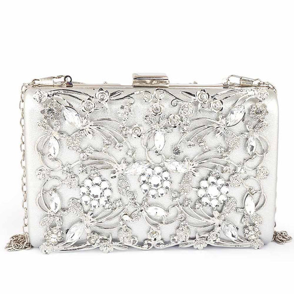 Women's Bridal Clutch - Silver, Women, Clutches, Chase Value, Chase Value
