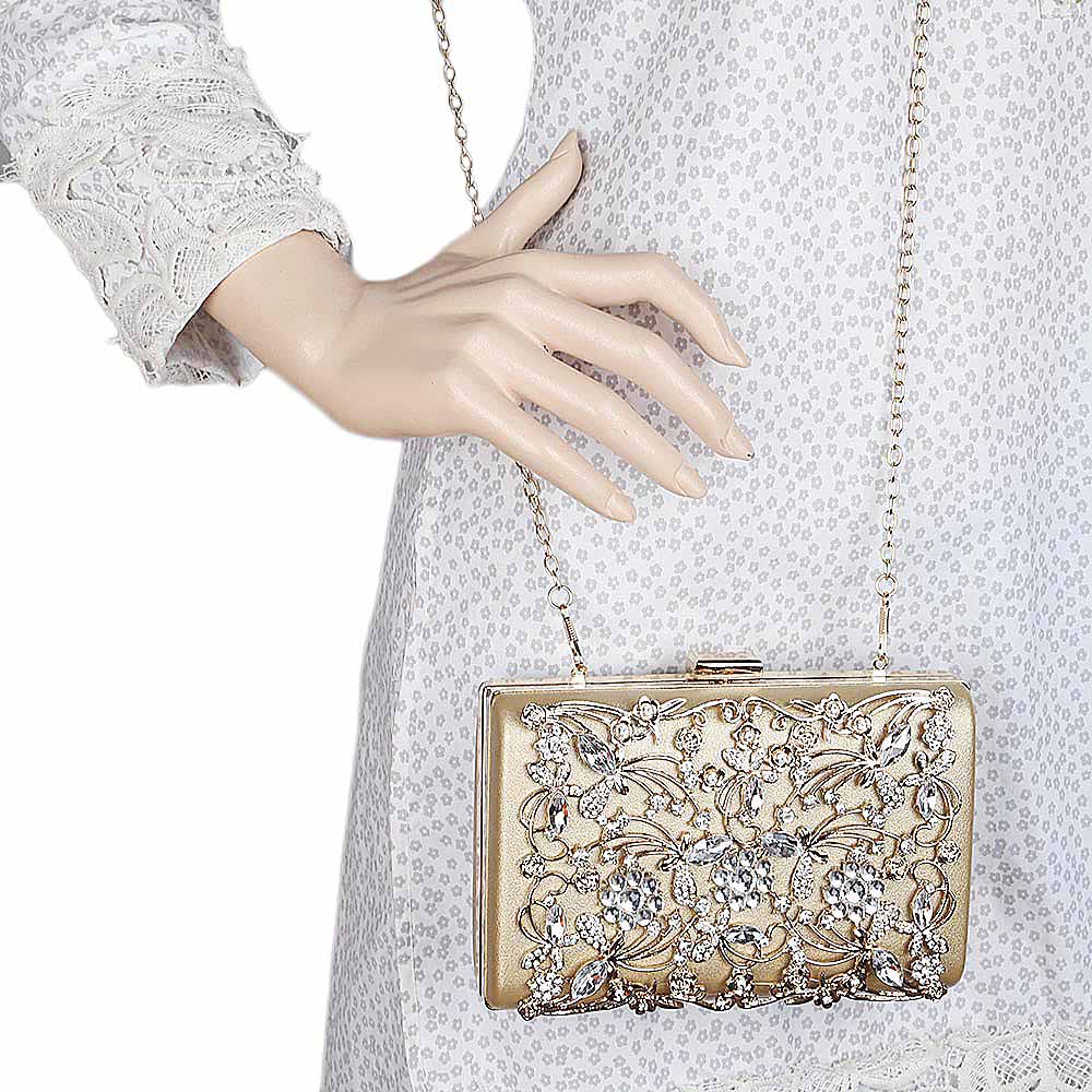 Women's Bridal Clutch - Golden, Women, Clutches, Chase Value, Chase Value