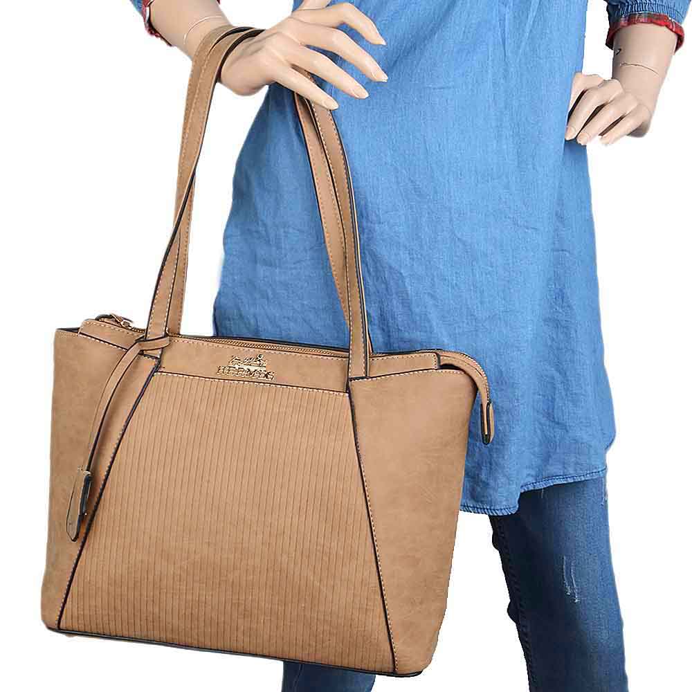 Women's Handbag 2 Pcs (Y-0136) - Apricot, Women, Bags, Chase Value, Chase Value
