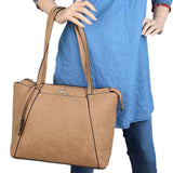 Women's Handbag 2 Pcs (Y-0136) - Apricot, Women, Bags, Chase Value, Chase Value