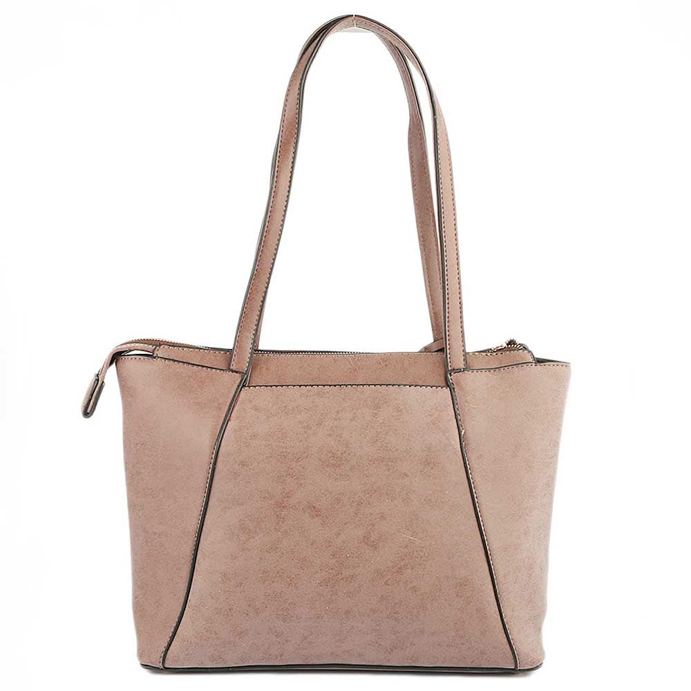 Women's Handbag 2 Pcs (Y-0136) - Brown, Women, Bags, Chase Value, Chase Value