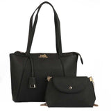 Women's Handbag 2 Pcs (Y-0136) - Black, Women, Bags, Chase Value, Chase Value