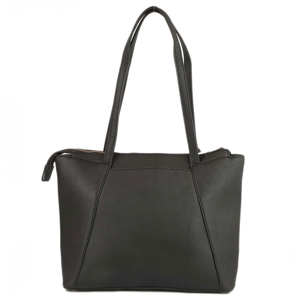 Women's Handbag 2 Pcs (Y-0136) - Black, Women, Bags, Chase Value, Chase Value