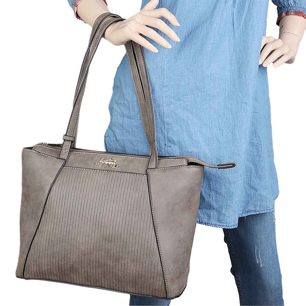 Women's Handbag 2 Pcs (Y-0136) - Coffee, Women, Bags, Chase Value, Chase Value